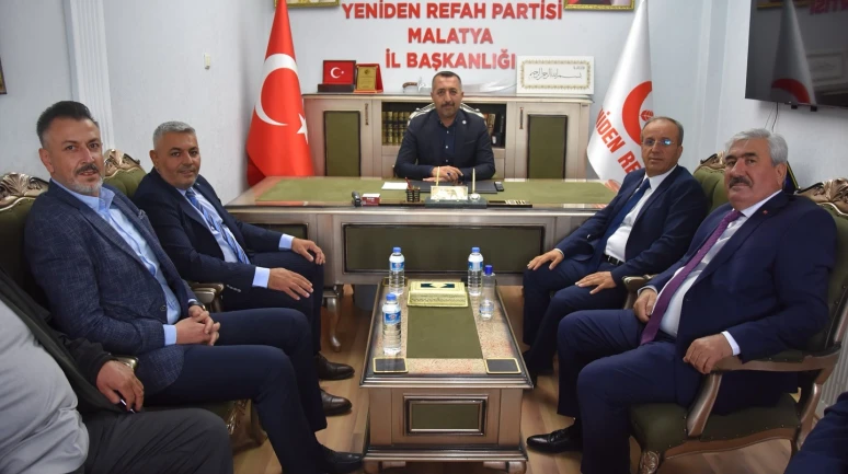 Yeniden Refah Partisi ve Malatya TSO’dan Ekonomik İş Birliği Görüşmesi