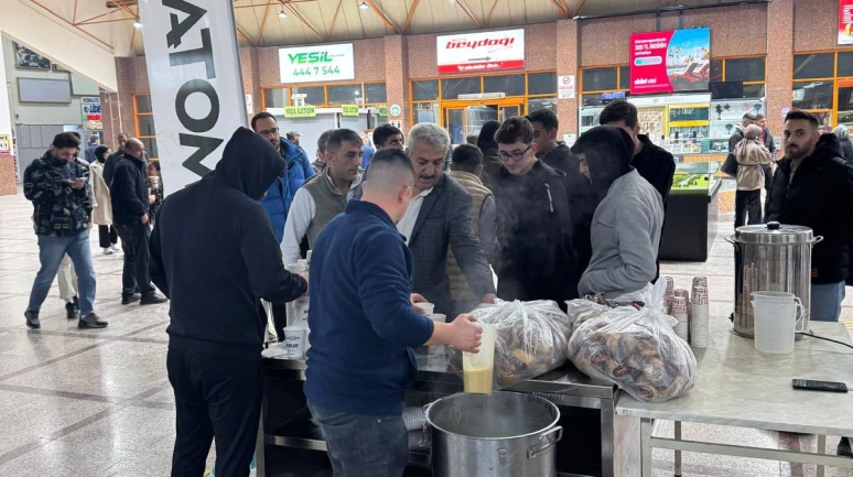 Kar Yağışı Sonrası MAŞTİ'de Yolcular İçin Kriz Yönetimi Uygulandı