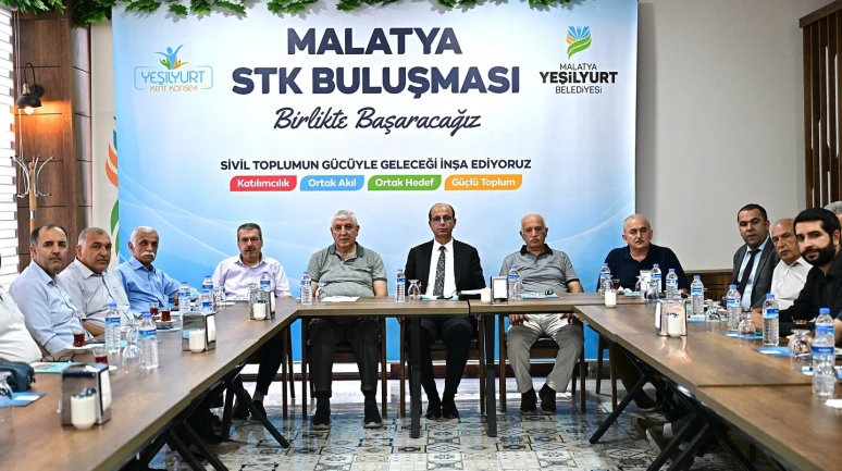 Başkan Geçit STK Temsilcileriyle Yeşilyurt'un Bugünü ve Yarınlarını Ele Aldı