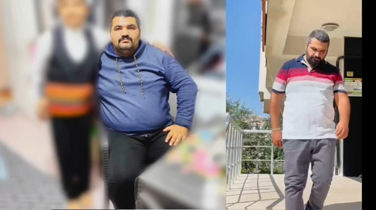 Sağlıklı hayat merkeziyle 8 ayda 38 kilo verdi