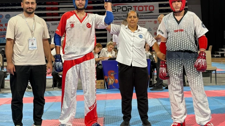 Kick boksta Malatyalı sporcudan büyük başarı