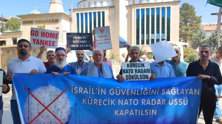 Malatya'da Kürecik Üssü ve İsrail politikalarına tepki