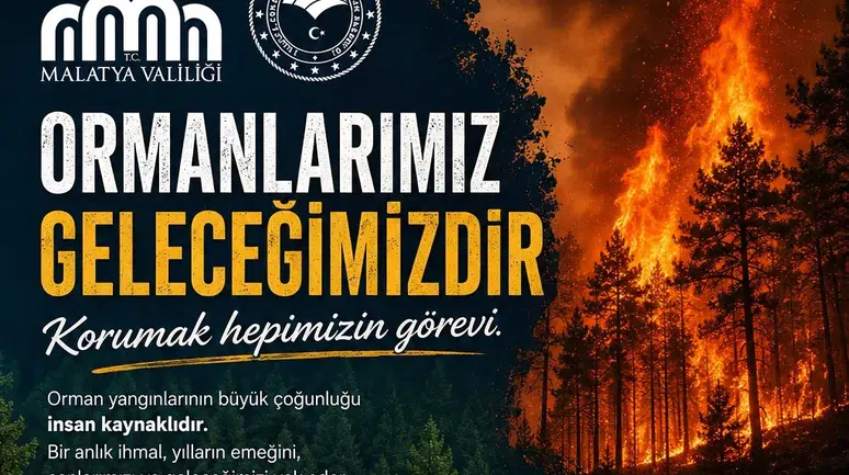 Malatya Valiliği’nden Kritik Orman Yangını Uyarıs