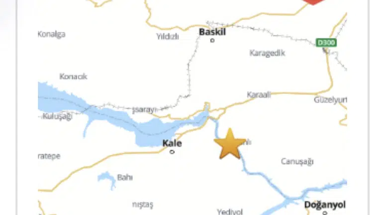 Malatya Sınırında 3,0 Şiddetinde Deprem Meydana Geldi