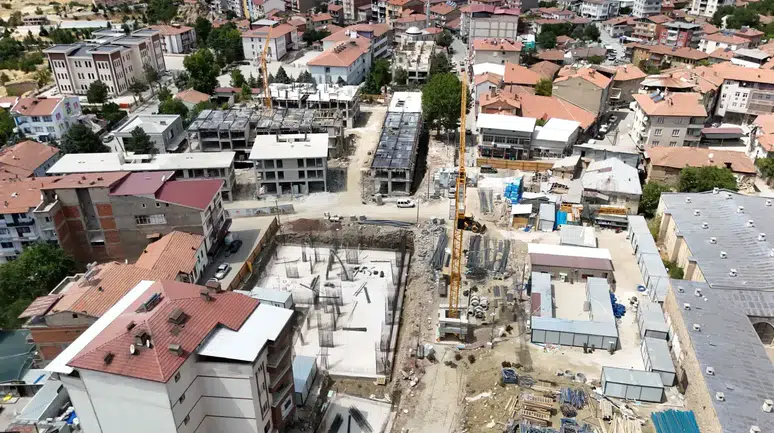 Hekimhan Yeni Çarşı Projesi’nde Yükseliş Başladı