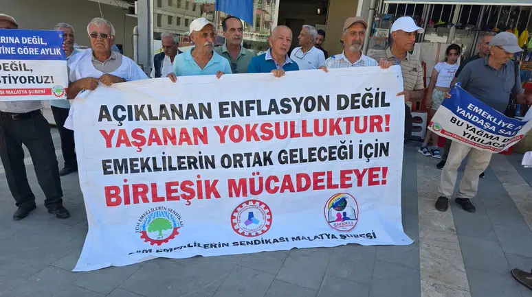 Malatya Emekliler Sendikasından Madencilere Tam Destek