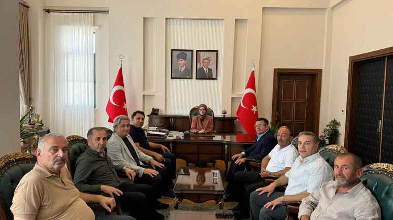 Başkan Cengiz, Kaymakam Bayguş’u Makamında Ziyaret Etti