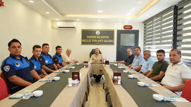 Darende Belediye Başkanı Alican Bozkurt'tan Zabıta Personeline Ziyaret