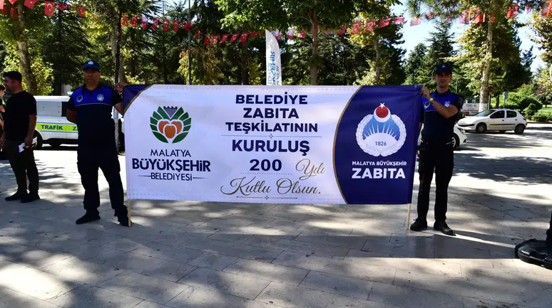 Malatya'da Zabıta Teşkilatının 200. Kuruluş Yılı Kutlandı