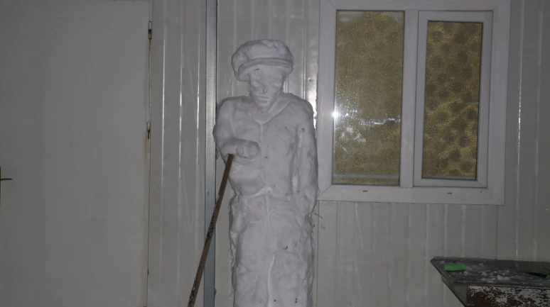 Malatya’da Kardan Adam Değil "İnsan" Yaptı: Görenler Hayran Kaldı