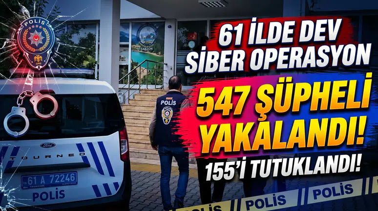 Malatya'nın Da Aralarında Olduğu 61 İlde Siber Operasyon