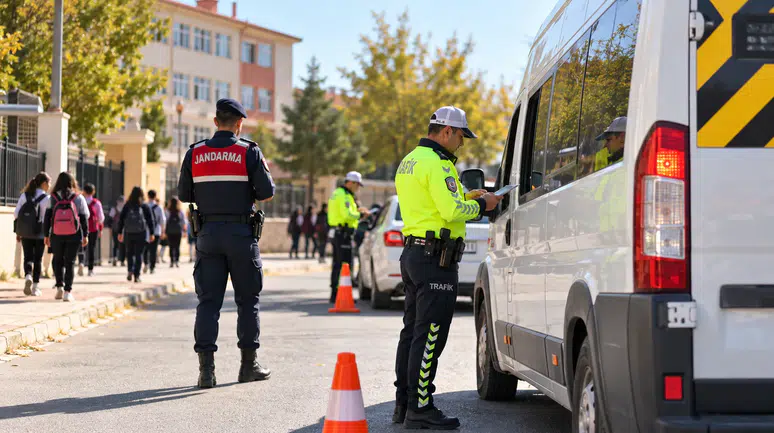 Malatya’da Okul Servislerine Denetim: 58 Araca 290 Bin TL Ceza