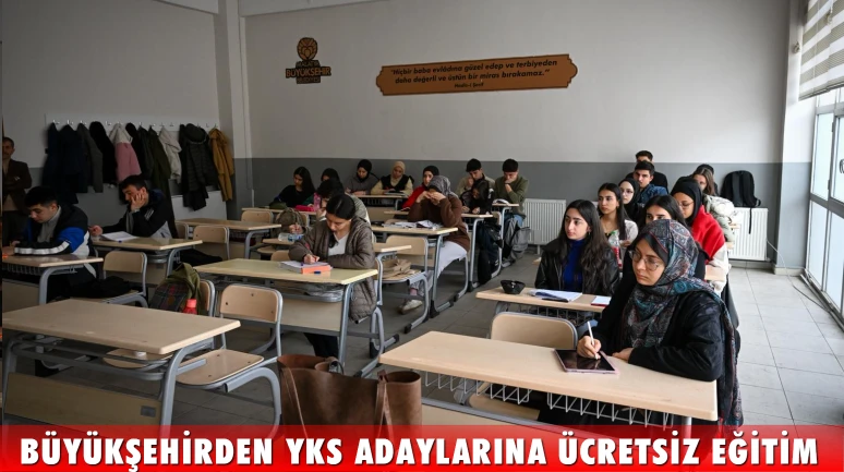 Malatya Büyükşehir’den YKS Adaylarına Ücretsiz Eğitim Desteği