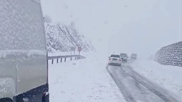 Pütürge Yolunda Kar Esareti: Araçlar Mahsur Kaldı