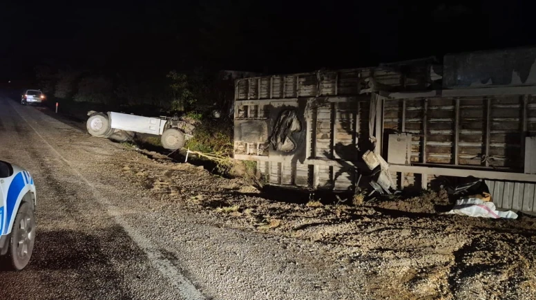 Adıyaman-Malatya karayolunda tek taraflı trafik kazası: 1 yaralı