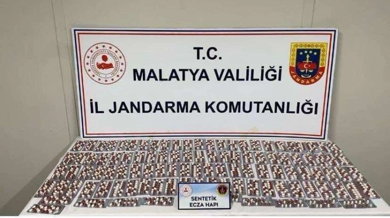 Malatya Jandarma Operasyonu: 1454 Hap Ele Geçirildi