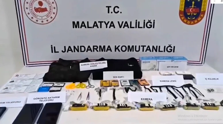 Malatya'da Ehliyet Sınavında Casus Düzenek Operasyonu