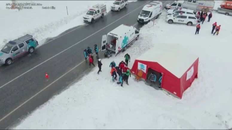 Malatya’da Gerçeği Aratmayan Çığ Tatbikatı: 86 Personel Katıldı