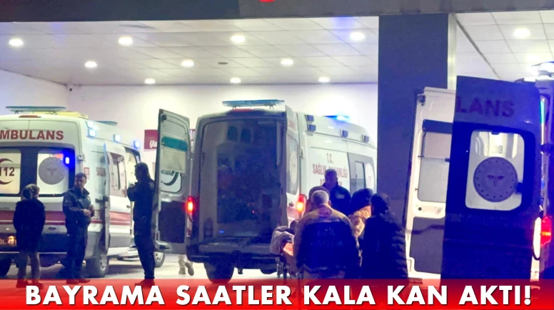 Malatya’da Arefe günü kan aktı: Trafik tartışmasında 2 kişi bıçaklandı!