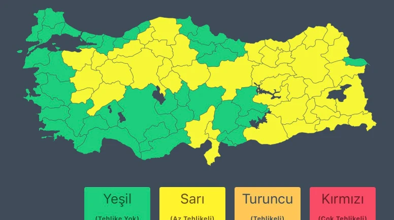 Meteoroloji’den Doğu ve Güneydoğu için turuncu alarm: Kuvvetli yağış ve kar geliyor