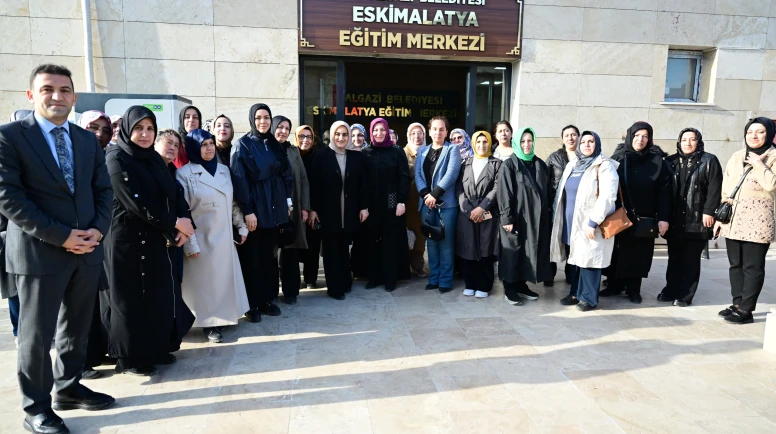 Battalgazi’de hizmet turu: AK Parti Kadın Kolları yatırımları inceledi