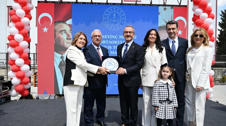 Malatya’da hayırsever eliyle yükselen Elif Sevinç Mertöz Ortaokulu açıldı