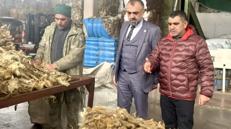Malatya’da Yünler Çöpe Değil İhracata Gidiyor: Bölgenin Tek Tesisi Kapılarını Açtı