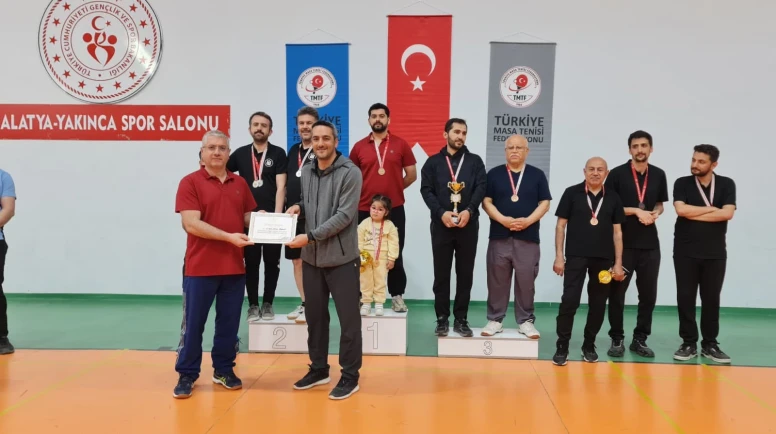 Malatya'da Masa Tenisi Kurumlar Ligi Şampiyonu Belli Oldu!