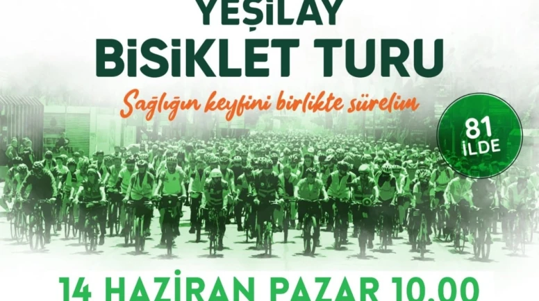 Malatya'da 13. Geleneksel Yeşilay Bisiklet Turu Düzenleniyor