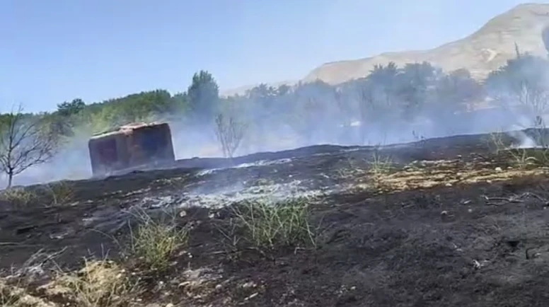 Darende'de Meydana Gelen Yangın Hasara Yol Açtı...