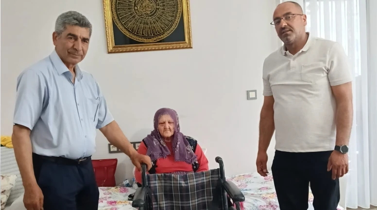 Malatya’da Engelli Teyzenin Talebi Yerine Getirildi
