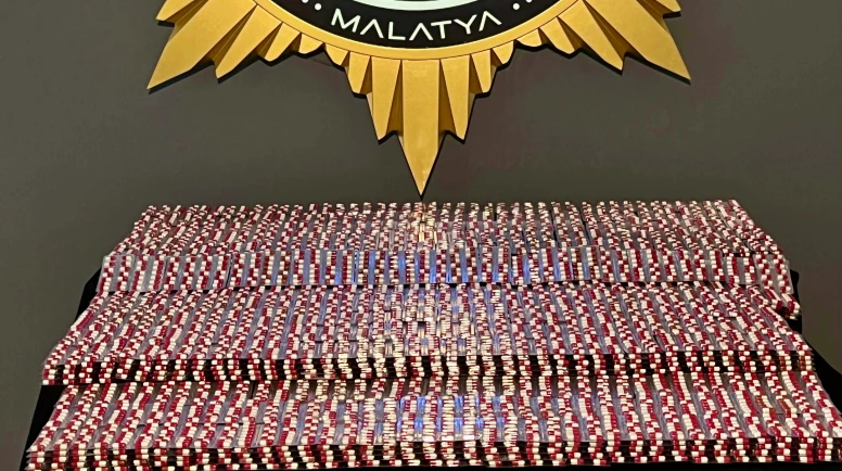 Malatya’da Narkotik Operasyonu: 28 Bin 630 Sentetik Hap Yakalandı