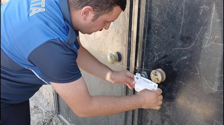 Ruhsatsız ve Kayısı Deposu Mühürlendi!