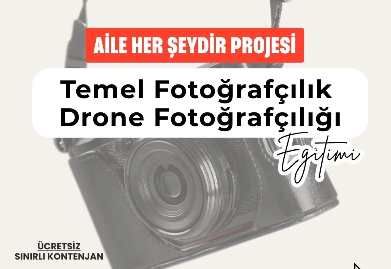 MAFSAD tarafından düzenlenen temel ve drone fotoğrafçılığı eğitimleri duyurusu