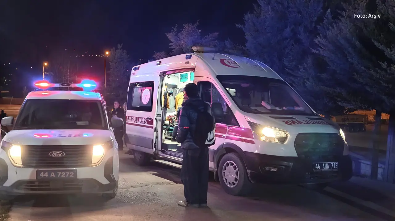 Malatya Çöşnük Mahallesi silahlı yaralama olay yeri polis ekipleri(arşiv)