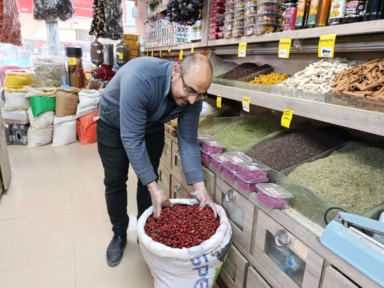 Darende aktar Bayram Bağcı şifalı bitkiler dükkanı