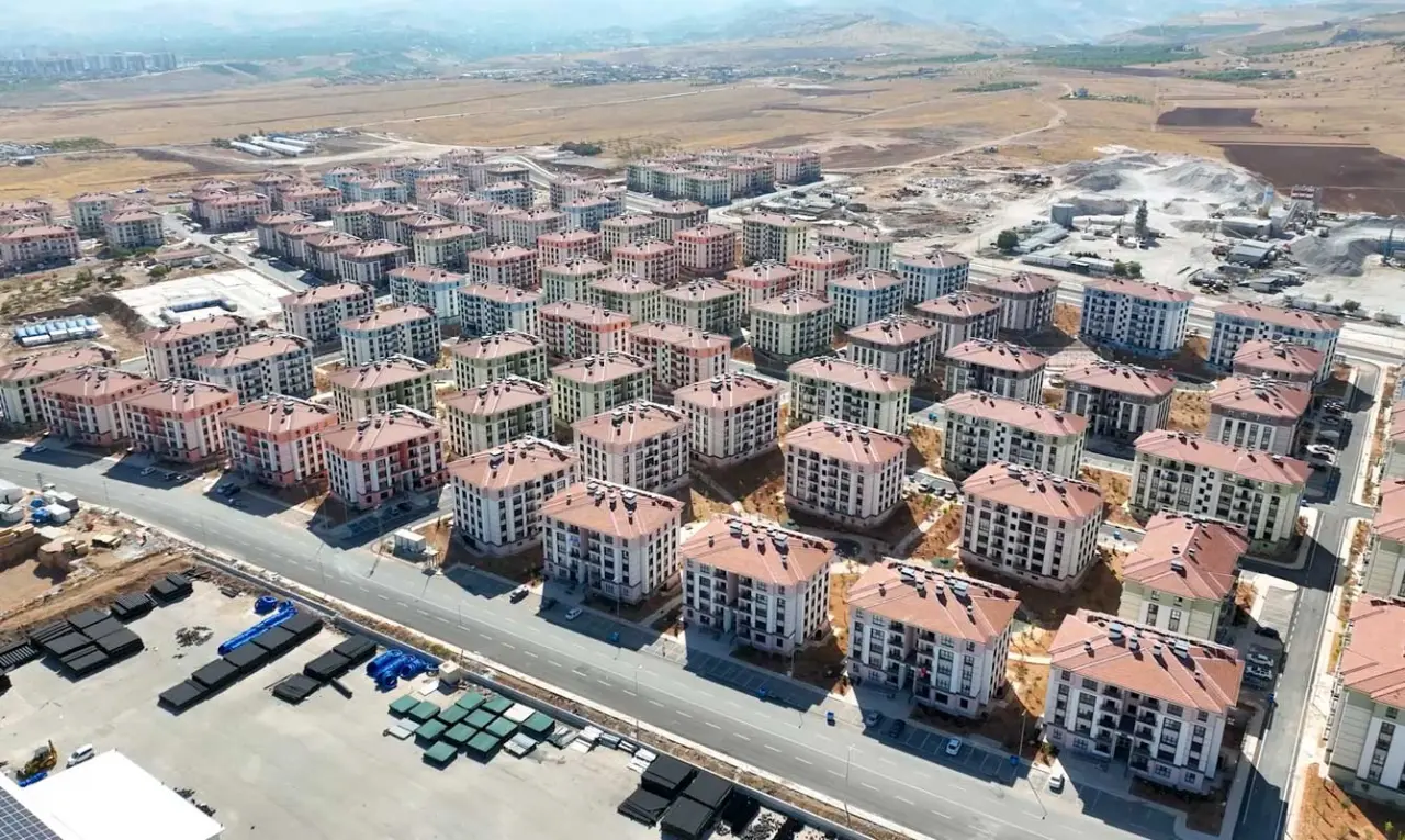 Malatya İkizce TOKİ deprem konutları genel görünüm