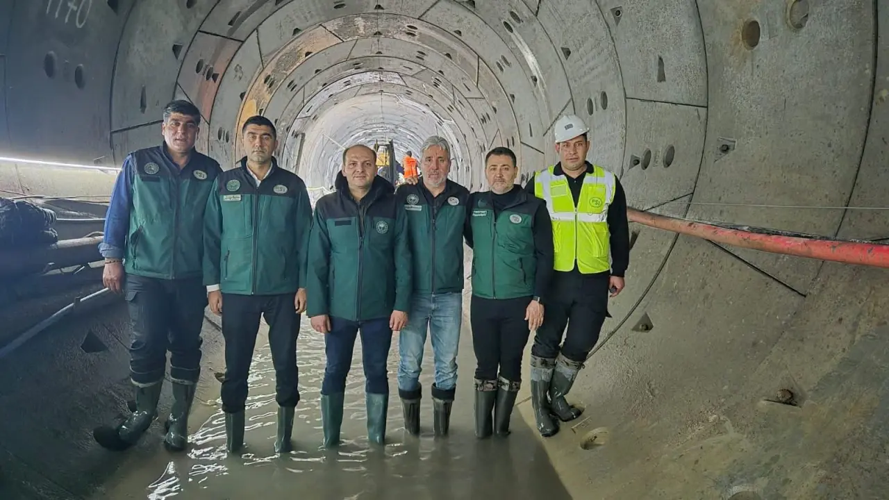 DSİ Bölge Müdürü Ömer Açıkgöz’ün Malatya’daki projelerde yaptığı saha incelemesi