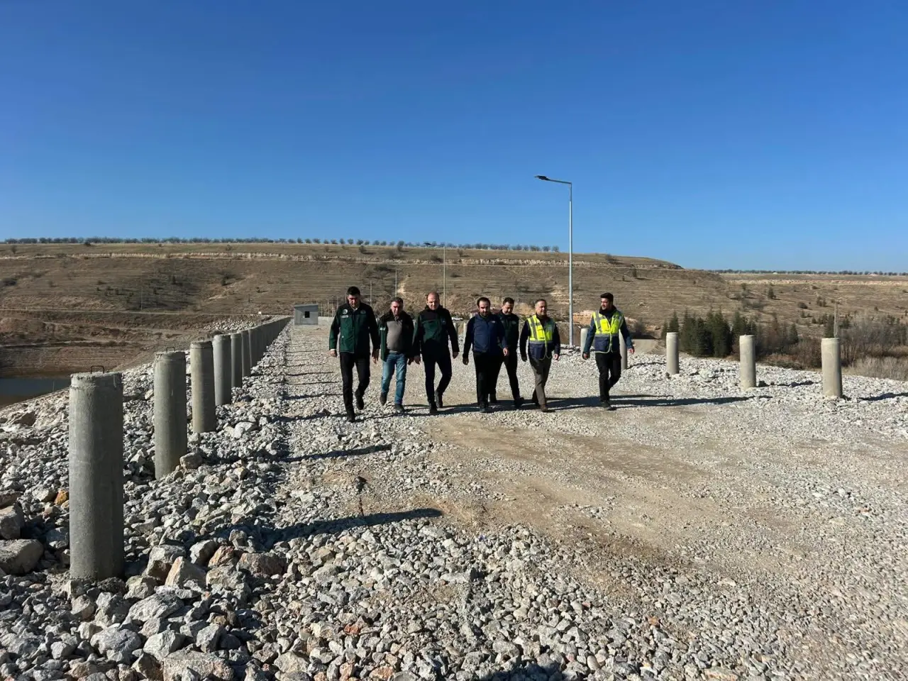 Malatya içmesuyu ve sulama projelerinin şantiye alanı