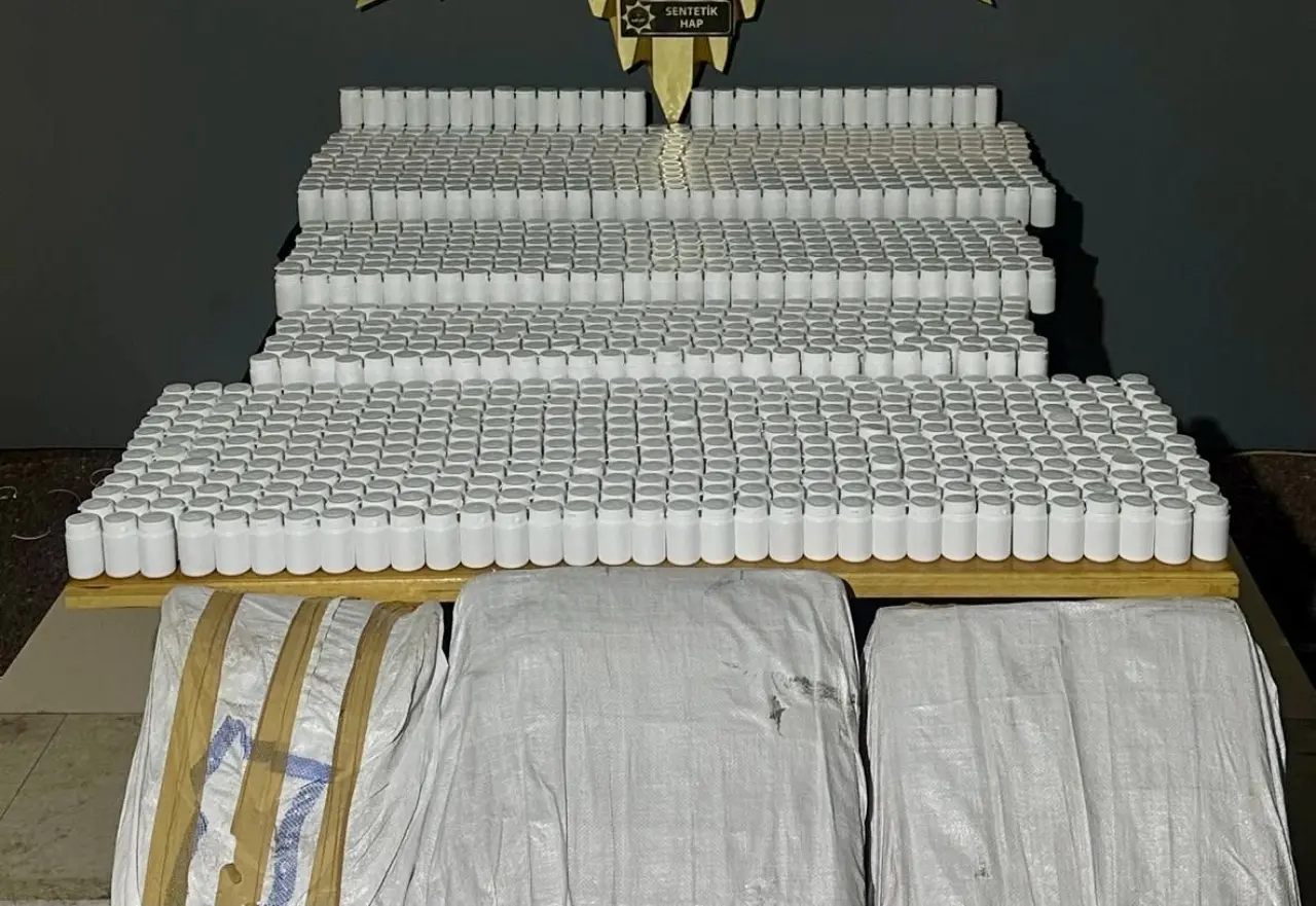 Malatya Narkotik operasyonu ele geçirilen sentetik haplar
