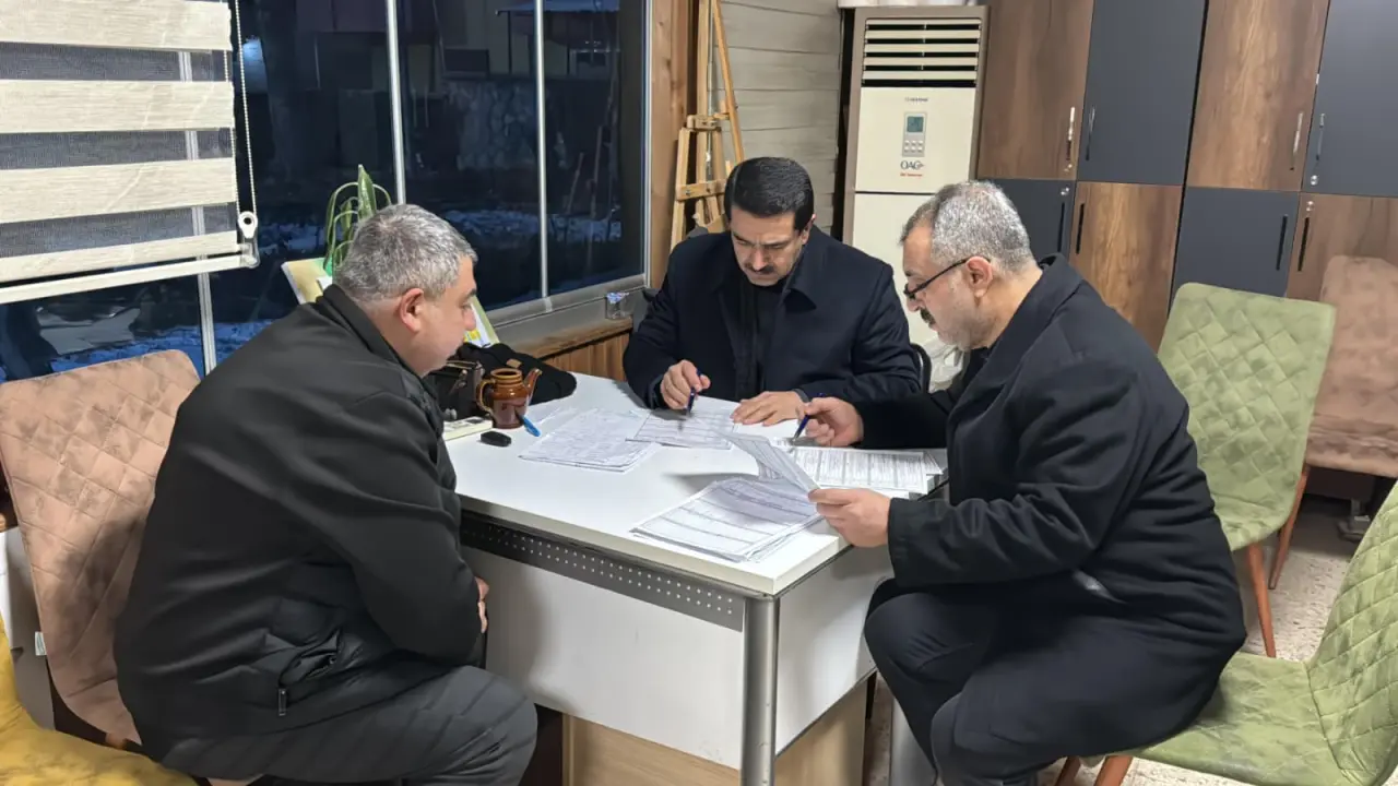 Bayram Taşkın karla mücadele ekipleri inceleme