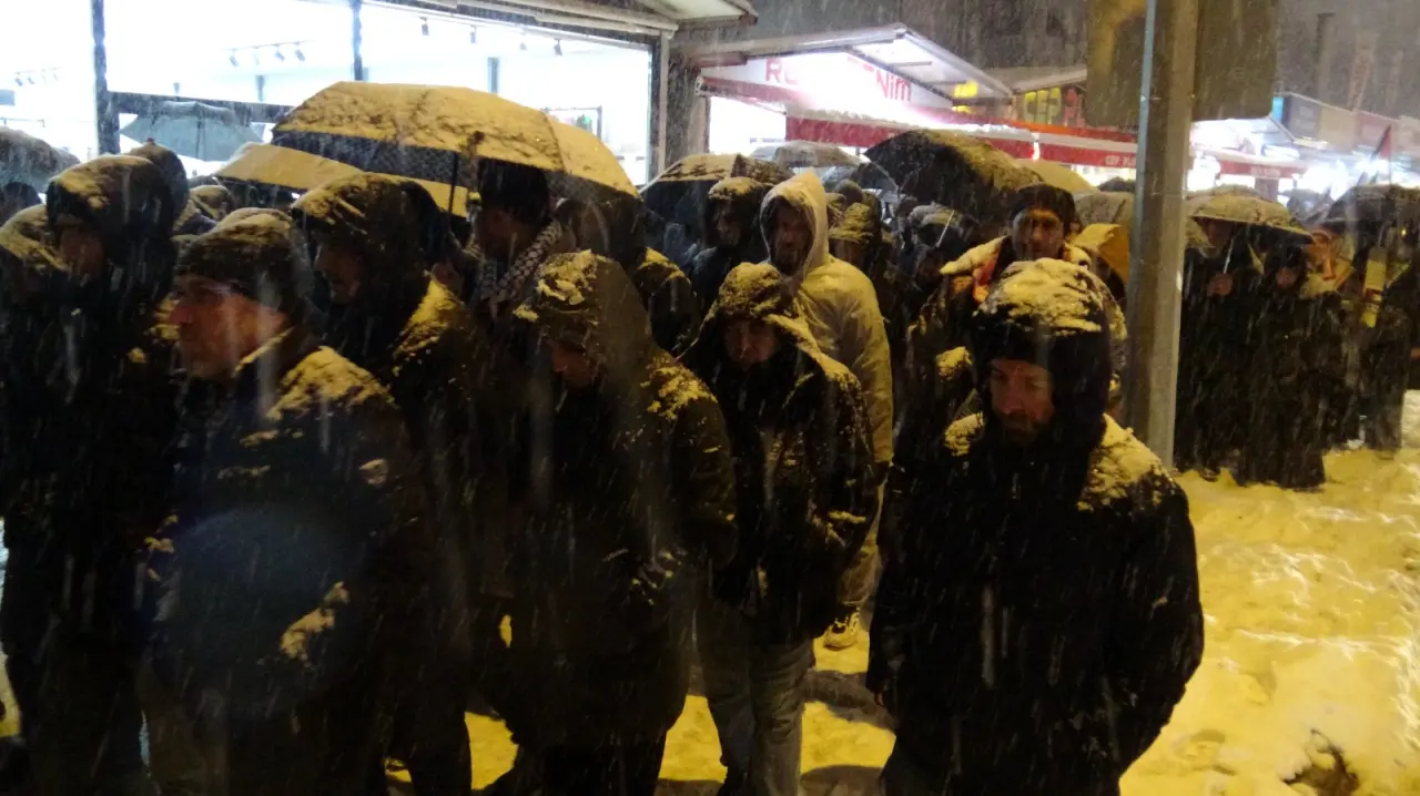 Malatya Kudüs Kardeşlik Platformu Gazze yürüyüşü