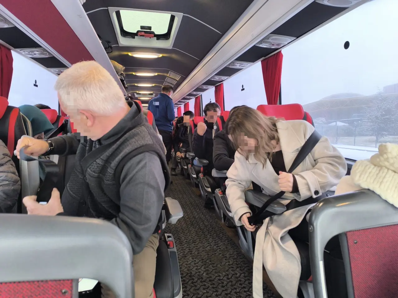 Malatya polis otobüs denetimi ve emniyet kemeri kontrolü