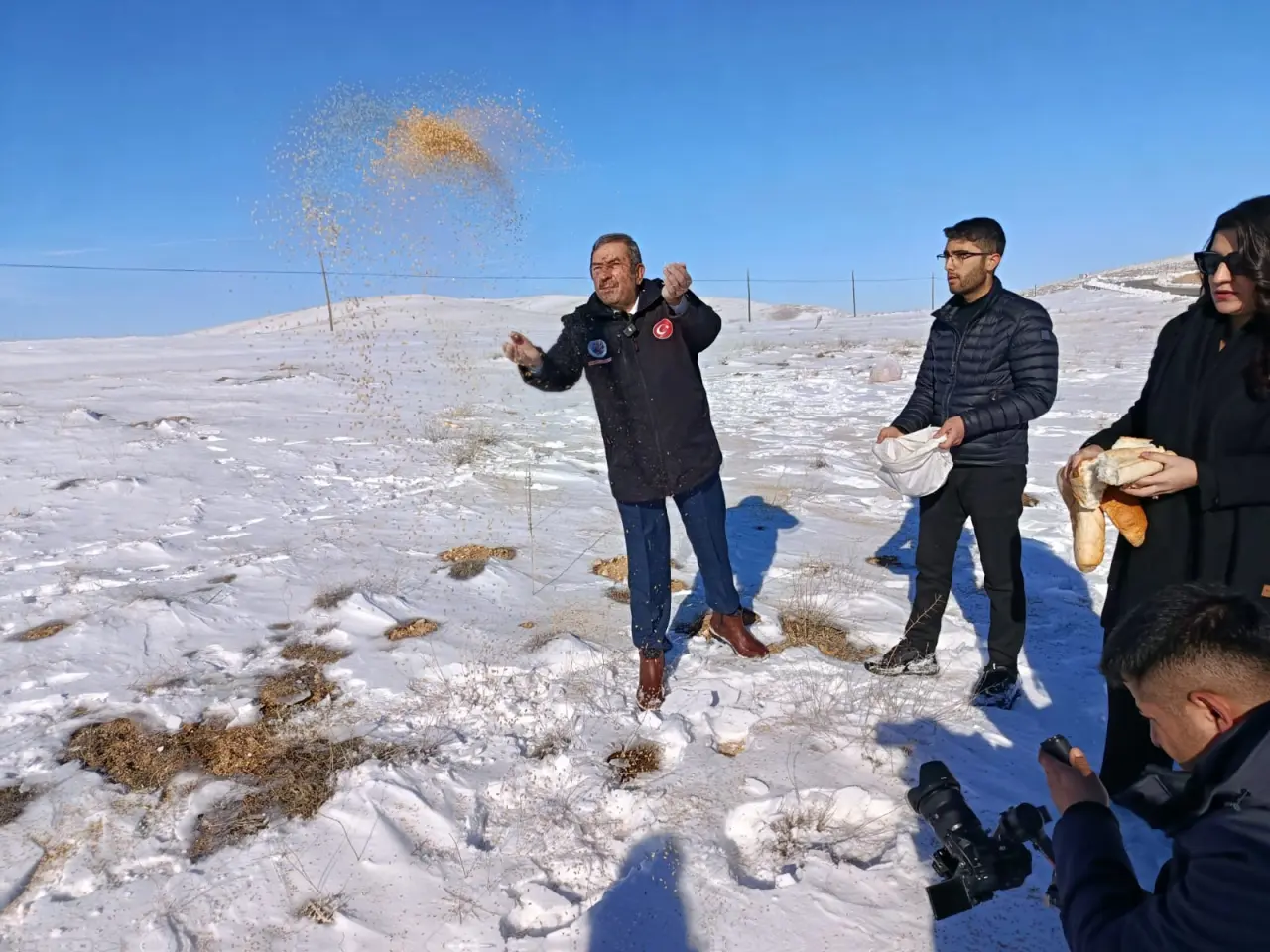 Darende Belediye Başkanı Alican Bozkurt doğaya yem bırakıyor