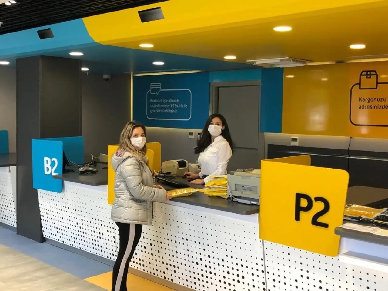 PTT Bölge Müdürlüğü binası ve logosu