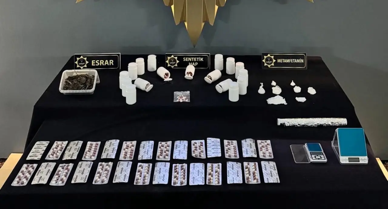 Malatya narkotik operasyonu ele geçirilen uyuşturucu maddeler