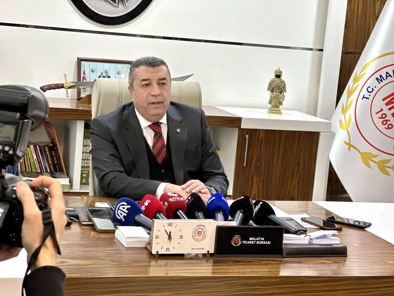 Malatya Ticaret Borsası Başkanı Ramazan Özcan basın toplantısı 2025