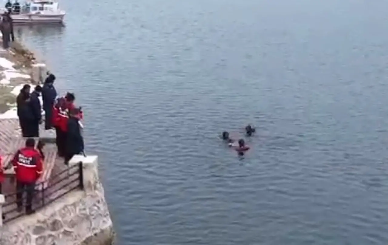 Malatya Doğanyol baraj gölü sualtı arama kurtarma çalışması