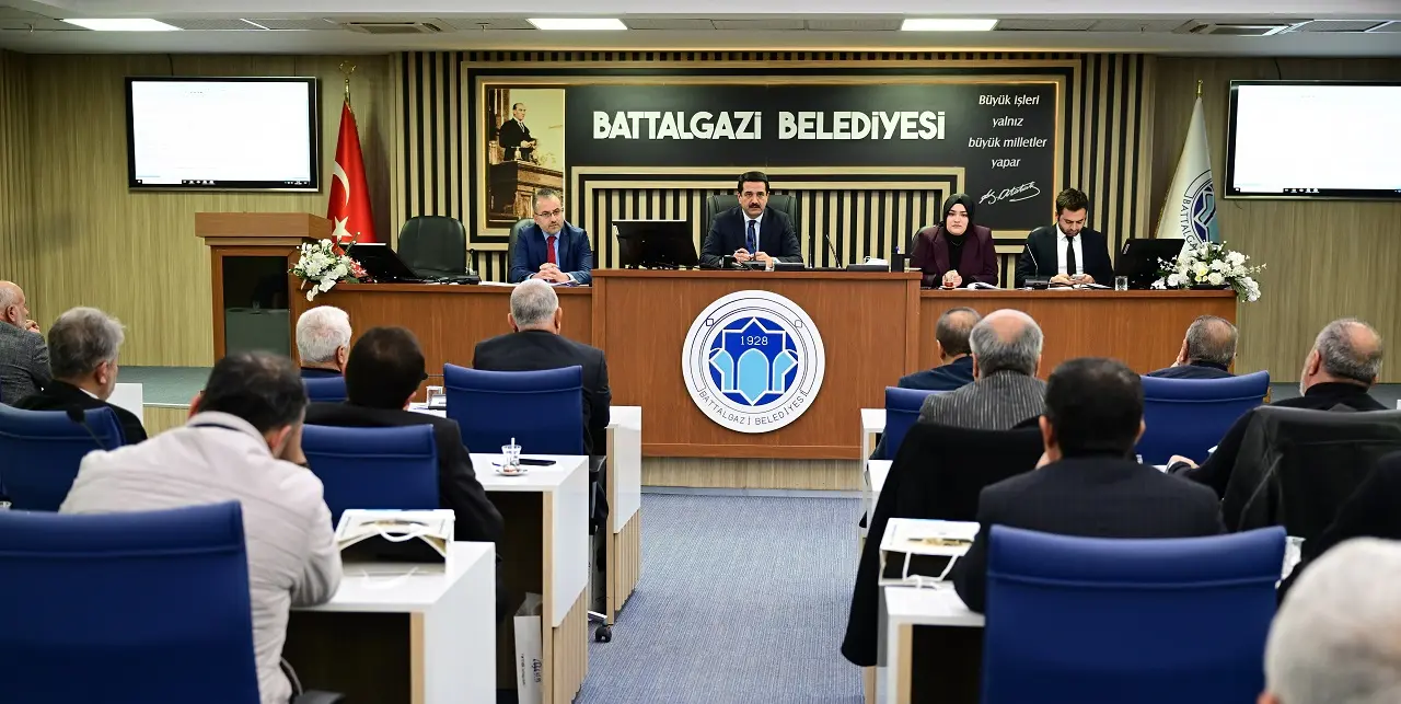 Battalgazi Belediyesi Meclis Salonu ve meclis üyeleri