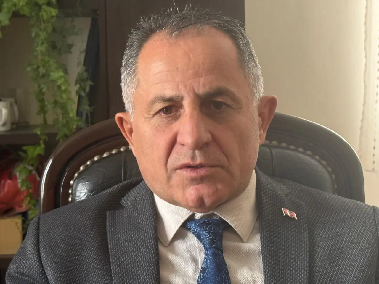 Darende Ziraat Odası Başkanı Orhan Karaca basın açıklaması